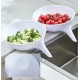 Strainer Bowl Drainer Kitchen Strainer Bowl Funnel Rice Pasta Vegetable Washing Colander Draining Food Colander Baskets