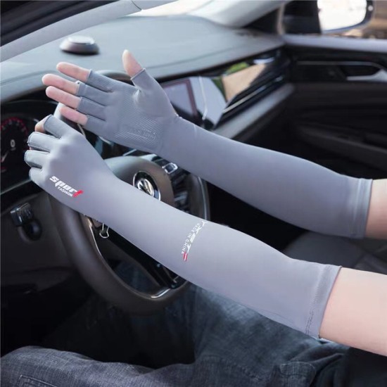 Men Women Arm Sleeves Gloves For Running Cycling Fashion Elastic Protection UV Protection Sunshade