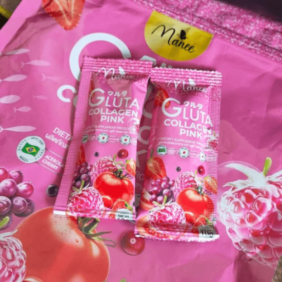 Manee Gluta Collagen Pink Juice 30 sachets in 1 packet